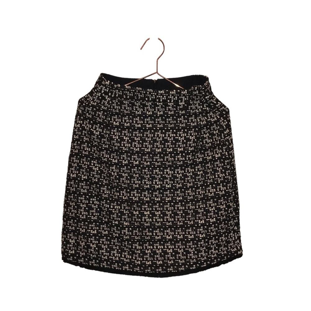 Tahari Speckled Blend wool blend twill Skirt Size 6